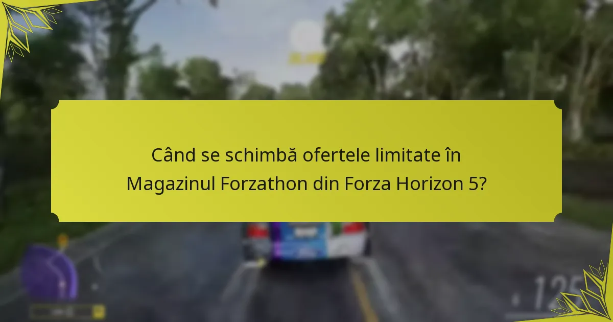 Cum pot jucătorii să deblocheze mașini în Magazinul Forzathon din Forza Horizon 5?