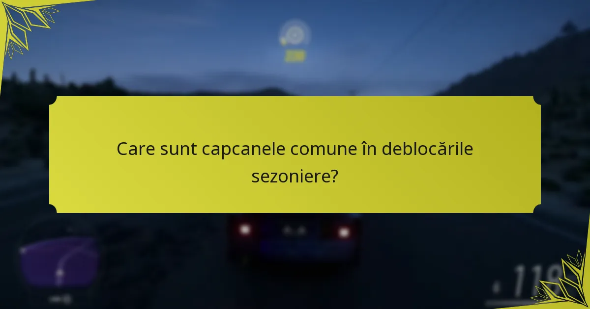 Care sunt specificitățile evenimentelor sezoniere în Forza Horizon 5?