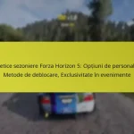 Cosmetice sezoniere Forza Horizon 5: Opțiuni de personalizare, Metode de deblocare, Exclusivitate în evenimente