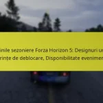 Mașinile sezoniere Forza Horizon 5: Designuri unice, Cerințe de deblocare, Disponibilitate evenimente