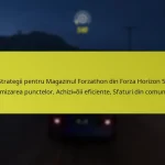 Strategii pentru Magazinul Forzathon din Forza Horizon 5: Maximizarea punctelor, Achiziții eficiente, Sfaturi din comunitate