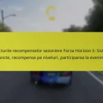 Structurile recompenselor sezoniere Forza Horizon 5: Sisteme de puncte, recompense pe niveluri, participarea la evenimente